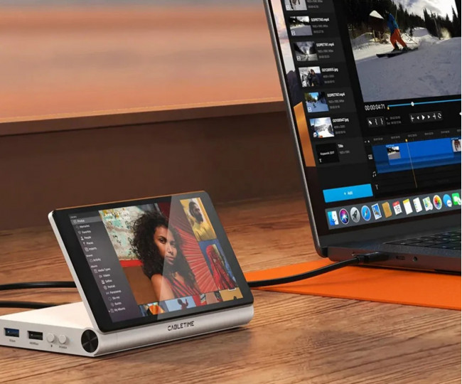 Док-станція Cabletime ScreenDock Display